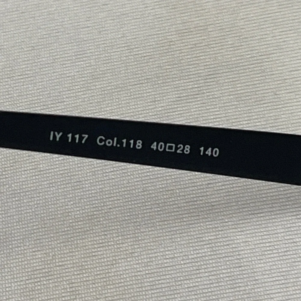 IYoko Inyake Glasses Eyeglasses FRAMES ONLY Round Matte Black Japan 40‎ 28 140